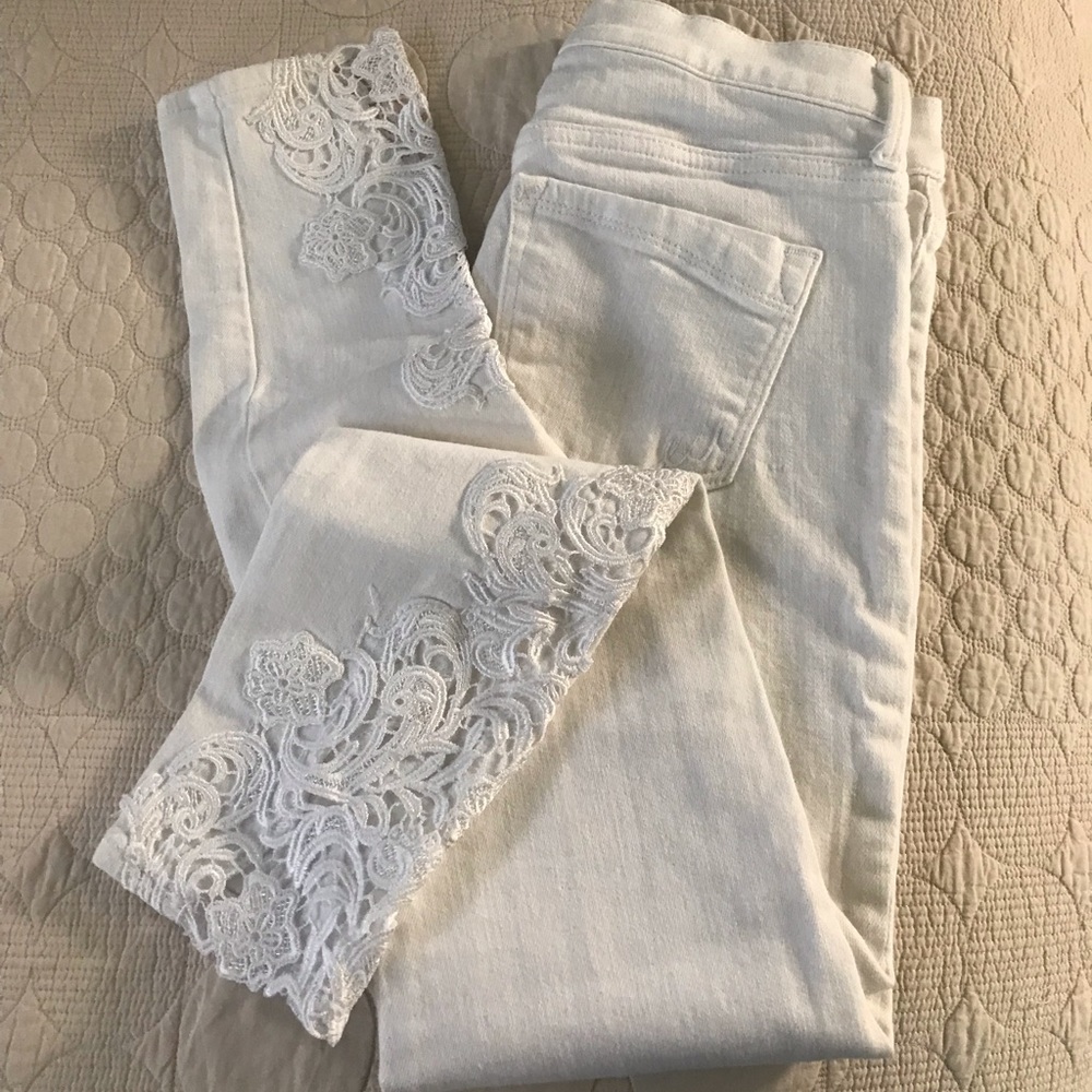 Express White Jeans